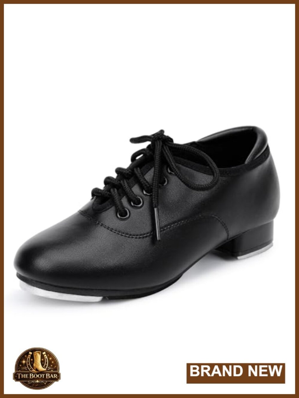 Girls Lace-Up Oxford Tap Shoes Dance Shoes with PU Upper